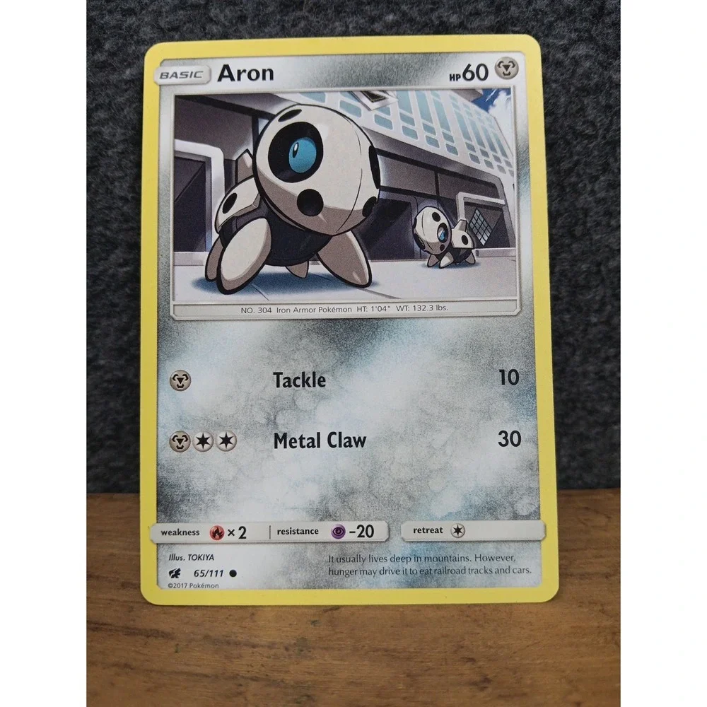 Aron‎ 65/111 - Crimson Invasion - Common - Pokemon Card TCG - LP Trading Game